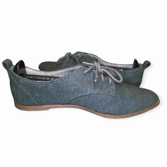 ED by Ellen Degeneres Kerrin Oxford Dress Shoes Lace Up Gray Minimalist - Picture 2 of 7